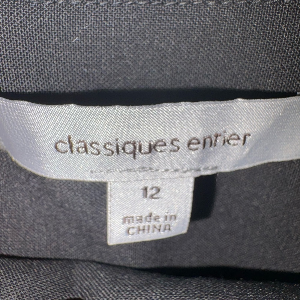 Classiques Entier Black Wool Blend Pencil Skirt NWT Size 12 – Nordstrom $148 - Picture 3 of 10